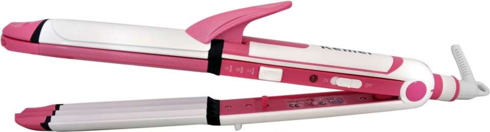 Kemei KM-1291 Hair Straightener & Curler