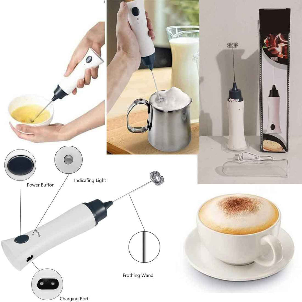 Coffee Mixer Rechargeable Coffee Foamer/Egg Mixer